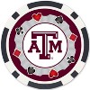 MasterPieces Casino Style 100 Piece Poker Chip Set - NCAA Texas A&M Aggies - 3 of 4