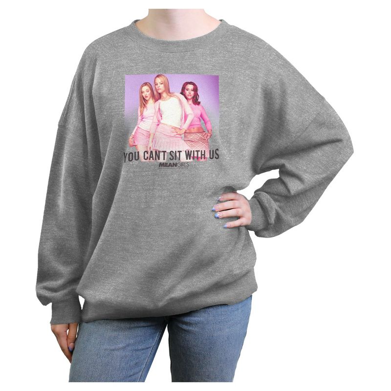 Junior's Women Mean Girls You Can't Sit With Us Sweatshirt, 1 of 3