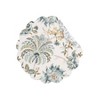 C&F Home Braganza Teal Floral Cotton Placemats, Set of 6 - 2 of 4