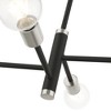 Livex Lighting Bannister 4 - Light Chandelier in  Black - 3 of 4