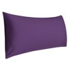PiccoCasa 100% Cotton 250 Thread Count Envelope Closure Soft Body Pillowcase 1 Pc - 4 of 4