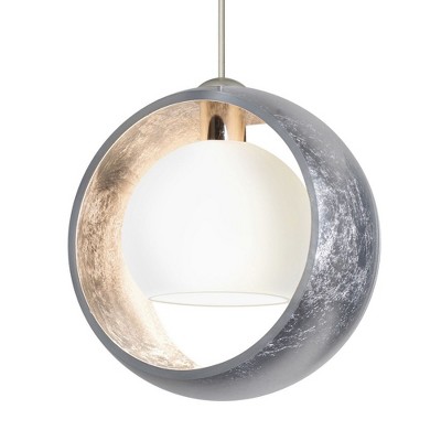 Besa Lighting Pogo 1 - Light Pendant in  Satin Nickel