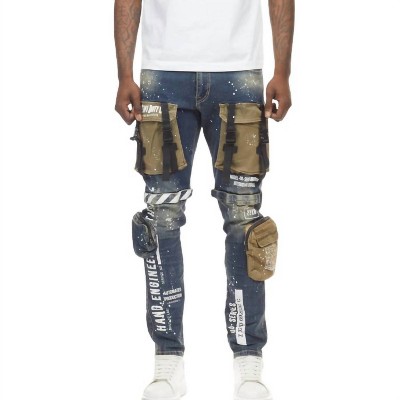 Men's Denim Utility Jeans - Smoke Rise
