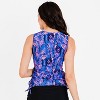 Calypsa Women's Plus Size Closed Back UPF 50+ Tankini Maya Swim Top - 3 of 4