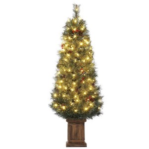 4.5ft Artificial Christmas Tree - 1 of 4