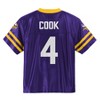 NFL Minnesota Vikings Toddler Boys' Short Sleeve Jefferson Jersey - 3T