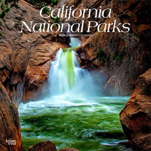 BrownTrout California National Parks 2026 12"x24" Hanging Square Wall Calendar Plastic-Free - 1 of 4