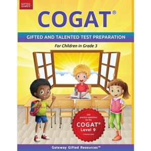 COGAT Test Prep Grade 3 Level 9 - by  Gateway Gifted Resources (Paperback) - 1 of 1