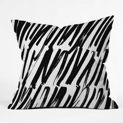 16"x16" Rebecca Allen Covered Throw Pillow Black/White - Deny Designs