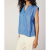 Women's Leni Sleeveless Chambray Top - current air - image 3 of 4