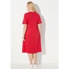 Catherines Women's Plus Size Mayfair Park A-Line Dress - 3 of 4