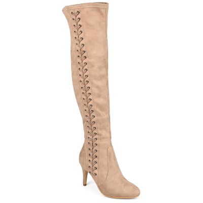 Journee Collection Womens Abie Stiletto Over The Knee Boots