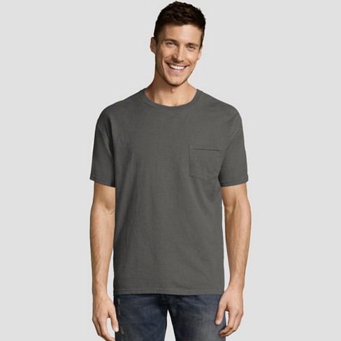 Hanes Men's T-Shirt - Grey - XXL