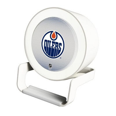 Keyscaper Edmonton Oilers Linen Night Light Charger and Bluetooth Speaker
