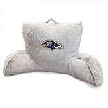 NFL Baltimore Ravens Faux Fur Logo Backrest Support Pillows
