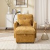 KWPZQEB Modern Recliner Chair, Upholstered Leisure Chair with Phone Bracket & Pillow, Reclining Sofa Chair with Storage for Living Room - 3 of 4