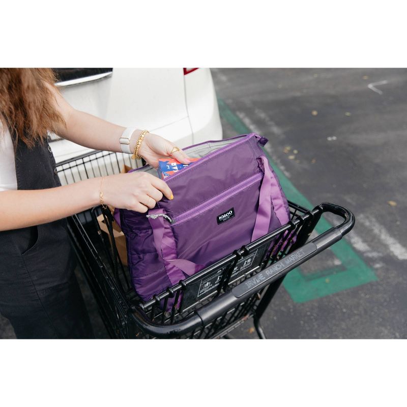 Igloo Packable Puffer 15.25qt Cooler Bag - Purple, 6 of 10