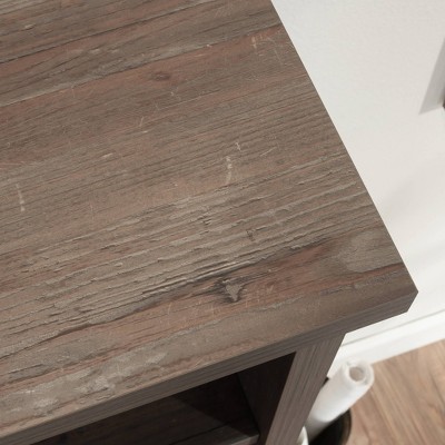 Pebble Pine Adjustable Brown MDF Library Hutch