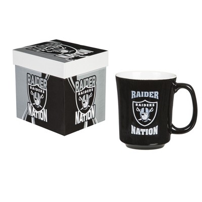 NFL Las Vegas Raiders Logo and NFL Shield Ceramic Mug