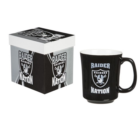 Las Vegas Raiders 14oz Ceramic Coffee Mug with Matching Box