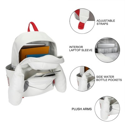 Big Hero 6 Baymax White 17” Adult Novelty Character Backpack — фото 4