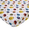 Sesame Street Come and Play Blue, Green, Red and Yellow, Elmo, Big Bird, Cookie Monster, Grover, and Oscar the Grouch 4 Piece Toddler Bed Set - 3 of 4