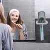 Unique Bargains Bathrooms Wall Mounted Cloud Shape Toothbrush Holder with Cup Beige 4.33"x2.56" 1 Set - 2 of 4