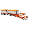 First Gear DCP 1/64 White Orange Peterbilt 389 Chrome East Genesis II Dump Trailer 60-1566 - 2 of 4