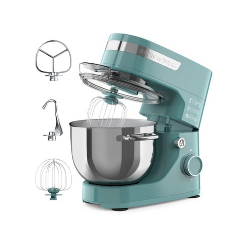 Whall Kinfai Electric Kitchen Stand Mixer With 5.5 Quart Bowl Cake And Bread Making, Egg Beating, Baking, Dough, Cooking - Green : Target