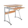 NicBex Home Office Desk 47" L Morden Writing Desk with Drawer, Shelves, Magnetic Dry Erase Whiteboard and Wooden Desktop for Study and Work - 3 of 4