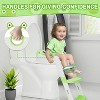 Toddler Potty Training Step Stool with Handles, Adjustable Height Ladder for Kids Boys & Girls, Wide Non-Slip Steps & Safe Anti-Skid Pads - 2 of 4