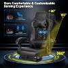 Costway Office Computer Desk Chair Gaming Chair Adjustable Swivel w/Footrest - 4 of 4