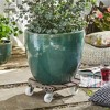 Tierra Garden 15.1" Round WPC Plant Caddy - 3 of 4