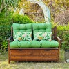 ARTPLAN All Weather Chair Outdoor Cushions Settee Loveseat Bench Cushions Set of 5 Wicker Tufted Pillow for Patio Outdoor Furniture - 2 of 4