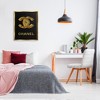 Stupell Industries Gleaming Fashion Brand Logo Black Floater Framed Canvas Wall Art - 2 of 4