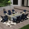 WestinTrends Tuscany HIPS Outdoor Patio Folding Adirondack Chair (Set of 8) - 2 of 4