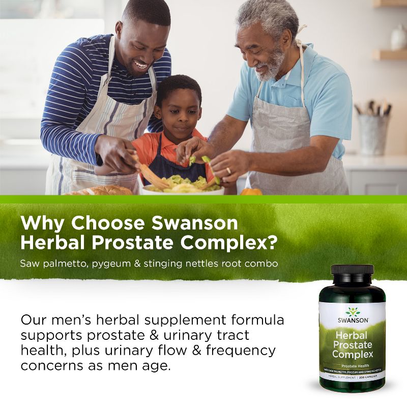 Swanson Herbal Supplements Herbal Prostate Complex Capsule 200ct, 5 of 7