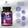 Conjugated Linoleic Acid CLA 1560mg - Extra High Potency CLA Supplement Pills - 60 Softgels - 3 of 4