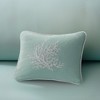 Harbor House Seaside White Coral Embroidered Oblong Pillow 12x16 - 2 of 4