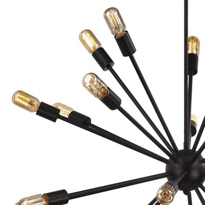 Delphine Oil Rubbed Bronze 24-Light Sputnik Chandelier