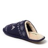 Dearfoams Women's Novelty Christmas Knit Scuff Slipper and Eyemask Gift Set - image 3 of 4