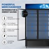 Mojgar 56 Cu Ft Commercial Display Fridge for Beverage,3 Glass Door Upright Refrigerator Merchandiser with Front LED Light - 2 of 4