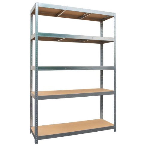 G-Rack Galvanised Steel Garage Shelving Units - 5 Tier - Gray - image 1 of 4