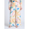 ELOQUII Women's Plus Size Printed Wide Leg Pant - 3 of 4