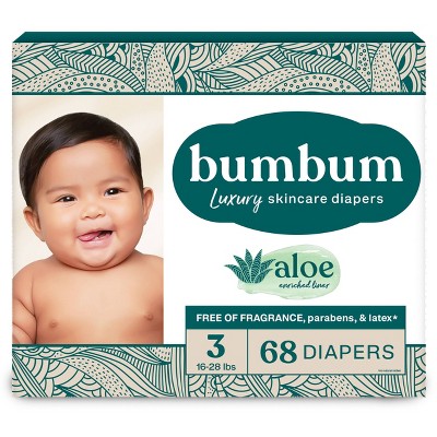 bumbum Luxury Skincare Disposable Diapers - (Select Size and Count)