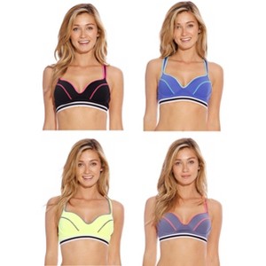 Just Intimates Racerback Sports Bra / Bras for Women (Pack of 4) - 1 of 2