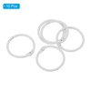Unique Bargains Metal Anti-Rust Round Binder Rings for Key Chain Scrapbooks 10 Pcs - 3 of 4