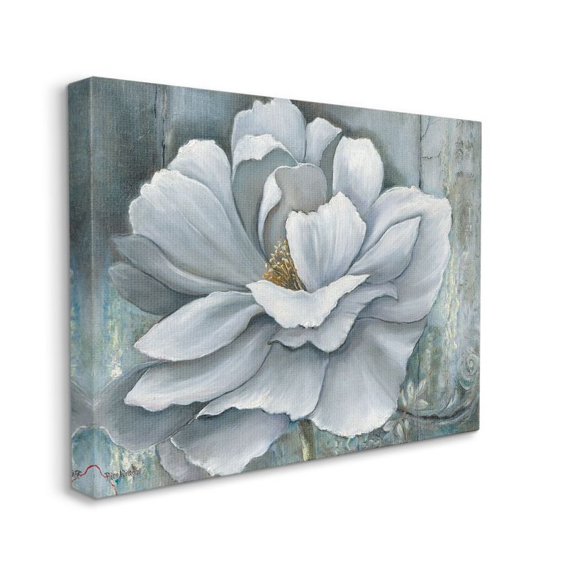 Stupell Industries Blue Flower Bloom Painting, 1 of 6