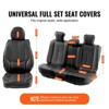 VEVOR Seat Covers, Universal Car Seat Covers Full Set Seats, Front and Rear Seat, 13pcs Faux Leather Seat Cover, Full Enclosed Design - 3 of 4