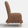 Replacement Ruffled Slipcover Only for Rounded Back Dining Chair - Threshold™ - 3 of 4